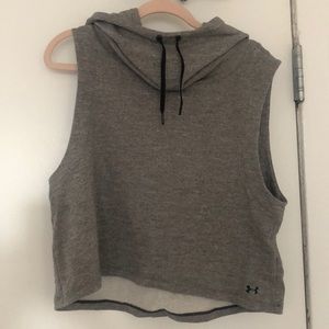Sleeveless hoodie
